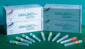 DenJect Disposable Dental Needle, Plastic Hub, 30 Gauge, X-Short. Box of 100