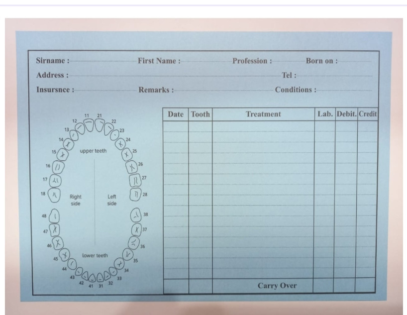 Dental Patient File