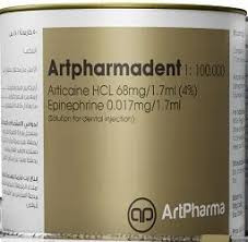 ARTPHARMADENT 1:100 000- 50 CARTRIDGES 1.7 ML